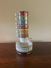 Vintage stacking espresso for sale  Beacon Falls