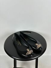 Sapatilhas de balé femininas Vivienne Westwood x Melissa Anglomania pretas tamanho EUA 5 comprar usado  Enviando para Brazil