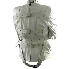 Genuine leather white for sale  MANCHESTER