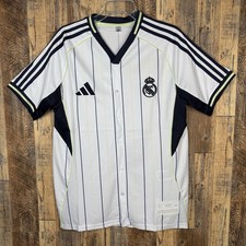 Camisa de futebol estilo beisebol Real Madrid 2025-26 Adidas masculina M comprar usado  Enviando para Brazil