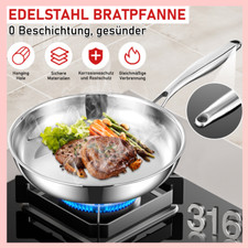 Bratpfanne edelstahl pfanne gebraucht kaufen  Euskirchen