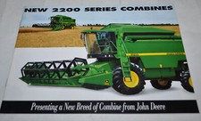 John Deere Nowa seria 2200 Combines Brochure Broszura Broszura na sprzedaż John Deere Nowa seria 2200 Combines Brochure Broszura Broszura na sprzedaż  PL