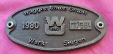 Riginal waggonschild waggon gebraucht kaufen  Zwickau