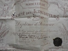 Diplôme honneur société d'occasion  Le Cannet