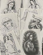 Tattoo flash sheet for sale  Southampton