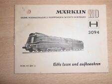 Märklin 3094 betriebsanleitun gebraucht kaufen  Deutschland