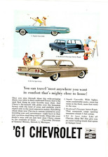 1961 anúncio impresso Chevrolet Parkwood 9-Passenger Station Wagon Bel Air Sport Sedan comprar usado 1961 anúncio impresso Chevrolet Parkwood 9-Passenger Station Wagon Bel Air Sport Sedan comprar usado  Enviando para Brazil