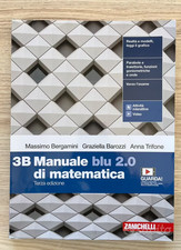 Manuale blu matematica. usato  Roma