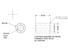 Custom spacers sizes for sale  LEIGH-ON-SEA