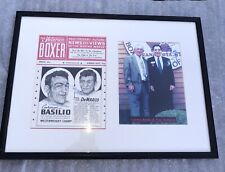 Signed framed boxing for sale  SWAFFHAM