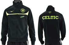 2009-10 NIKE Celtic GLASGOW NEON Piłka nożna ZIP Dres piłkarski Bomberka ROZMIAR M męski na sprzedaż  PL