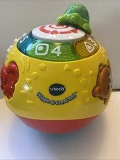 VTech Wiggle & Crawl Ball 6-36 meses luzes piscantes 45+ músicas sons funcionam!!!, usado comprar usado  Enviando para Brazil
