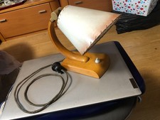 Nachttischlampe lampe holz gebraucht kaufen  Böhlen