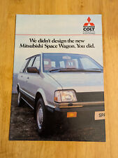 Folheto Mitsubishi Space Wagon 1984 Prospekt comprar usado  Enviando para Brazil