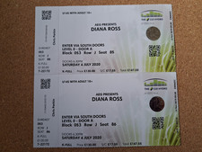Diana ross ticket for sale Diana ross ticket for sale  SHREWSBURY