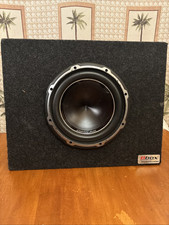 LIGHTNING AUDIO 10" Subwoofer Alto-falante em Caixa Carpetada Caixa de Atendimento comprar usado  Enviando para Brazil