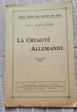 Ancien livret cruauté d'occasion  Breuvannes-en-Bassigny