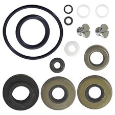 Kit de vedação de caixa de engrenagens inferior com parafusos de drenagem 396350 para Johnson Evinrude 9.9 15 HP, usado comprar usado  Enviando para Brazil