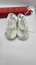 Sapatos de balé Capezio feminino 11,5M margarida couro branco sola completa 205C  comprar usado  Enviando para Brazil