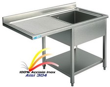 Lavello cm120x70x85 acciaio usato  Riccione