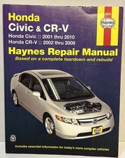 Honda Civic 2001-2010 & CR-V 2002-2009 manual de reparo Haynes Publishing 42026 comprar usado  Enviando para Brazil