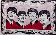 Beatles tea towel for sale  RUISLIP
