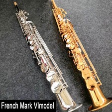 Saxofone soprano Mark VI BB laca prata dourada sax profissional com estojo comprar usado  Enviando para Brazil