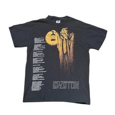 Camiseta Unissex Vintage Led Zeppelin "Stairway to Heaven" Preta M comprar usado  Enviando para Brazil