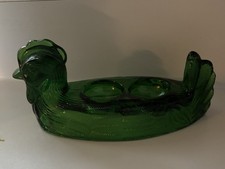 Suporte de ovo duplo vintage 1950 vidro verde esmeralda galinha galo galinha comprar usado Suporte de ovo duplo vintage 1950 vidro verde esmeralda galinha galo galinha comprar usado  Enviando para Brazil