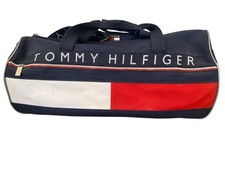 Bolsa de viagem Tommy Hilfiger vintage unissex grande retrô década de 1990 vermelha branca azul comprar usado  Enviando para Brazil
