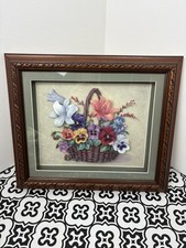 Vintage wooden floral for sale  LIVERSEDGE