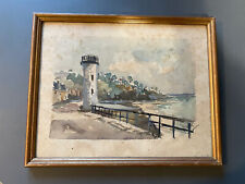 Tableau ancienne aquarelle d'occasion  La Ferté-Gaucher
