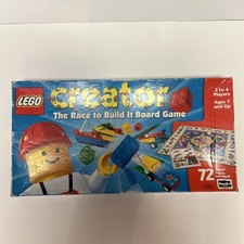 LEGO Creator Race To Build It Juego de Mesa Incompleto 1999 Arte Rosa De Colección segunda mano  Embacar hacia Mexico