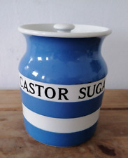 Green cornishware castor for sale  CARSHALTON