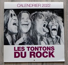 Calendrier tontons rock d'occasion  Coulans-sur-Gée