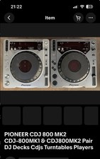 Pioneer cdj 800 for sale  BOGNOR REGIS