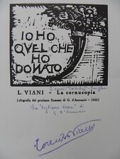 Lorenzo viani xilografia usato  Casteggio