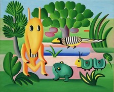 Tarsila do Amaral : A Cuco : 1924 : Impressão artística de arquivo comprar usado  Enviando para Brazil