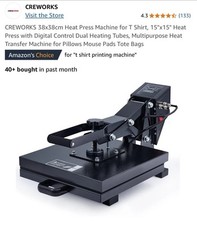 Shirt printing machine for sale  YEOVIL