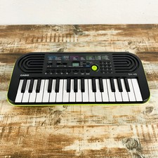Mini teclado CASIO SA-46 preto e verde, alimentado por bateria - Testado e funcionando, usado comprar usado  Enviando para Brazil