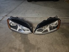 Par de faróis cromados Volkswagen Golf GTI MK7 2015-2017 fabricante de equipamento original com lâmpadas comprar usado  Enviando para Brazil