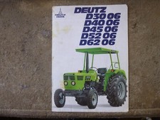 Prospectus tracteurs deutz d'occasion  Onet-le-Château