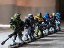 Mega Construx Bloks Halo Reach UNSC Noble Team Building conjunto de bonecos boneca brinquedo 6x comprar usado  Enviando para Brazil