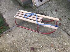 Metal wooden sledge for sale  CAMBRIDGE