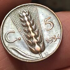 Centesimi lire 1934 usato  San Bonifacio