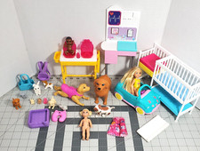 Barbie Mattel Playsets Berço Doutor Chelsea Carro Boneca Kelly Animais 26 Peças, usado comprar usado  Enviando para Brazil