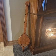 "Fuelle de chimenea/estufa vintage de madera y cuero 36"" de largo sin casa de campo/rústico" segunda mano  Embacar hacia Mexico