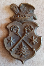 Altes wappen gussschild gebraucht kaufen  Roßwein