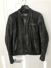 Leather motorcycle jacket for sale  NUNEATON
