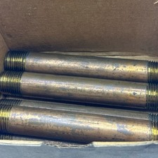 Bico de tubo de latão vermelho 1/2 x 5-1/2" B10482 roscado resistente à corrosão (5PK), usado comprar usado  Enviando para Brazil